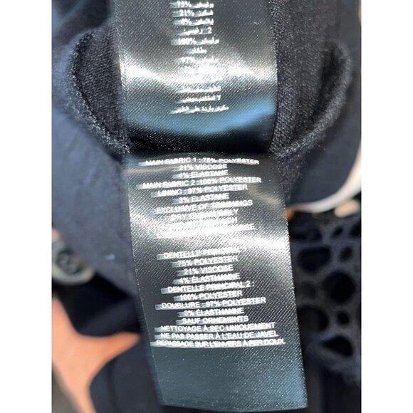 Self-Portrait Lace Frill Jumpsuit Black Size 10 Womens ($575) - Picture 11 of 11